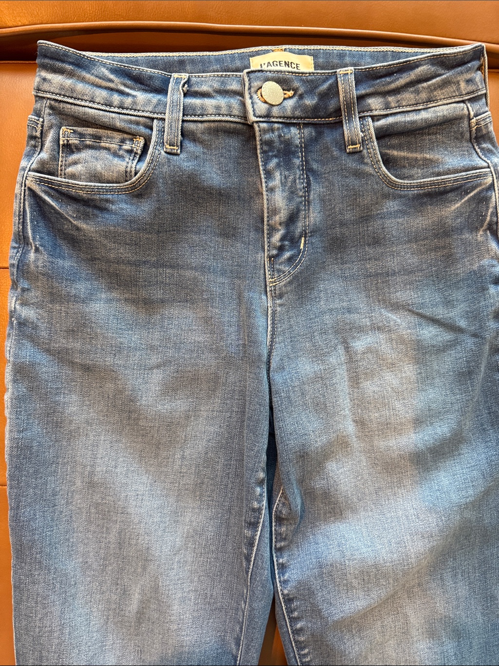 L'agence Ruth Straight Leg Jeans